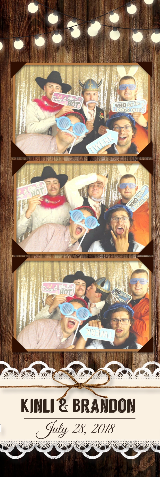 Kinli and Brandon's Wedding | View more photos from the event at gallery.photoboothbillings.com/u/PhotoBoothBillings/Kinli-and-Brandons-Wedding